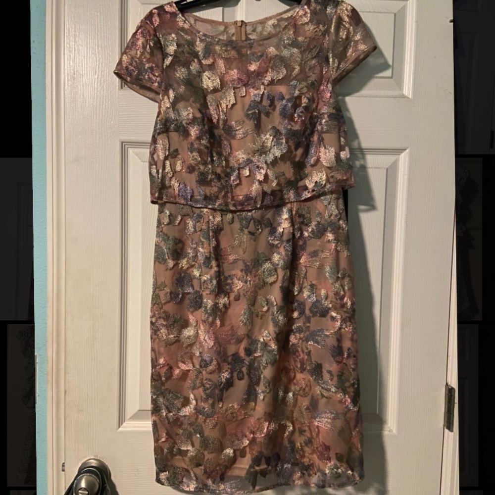 Iridescent Floral Dress